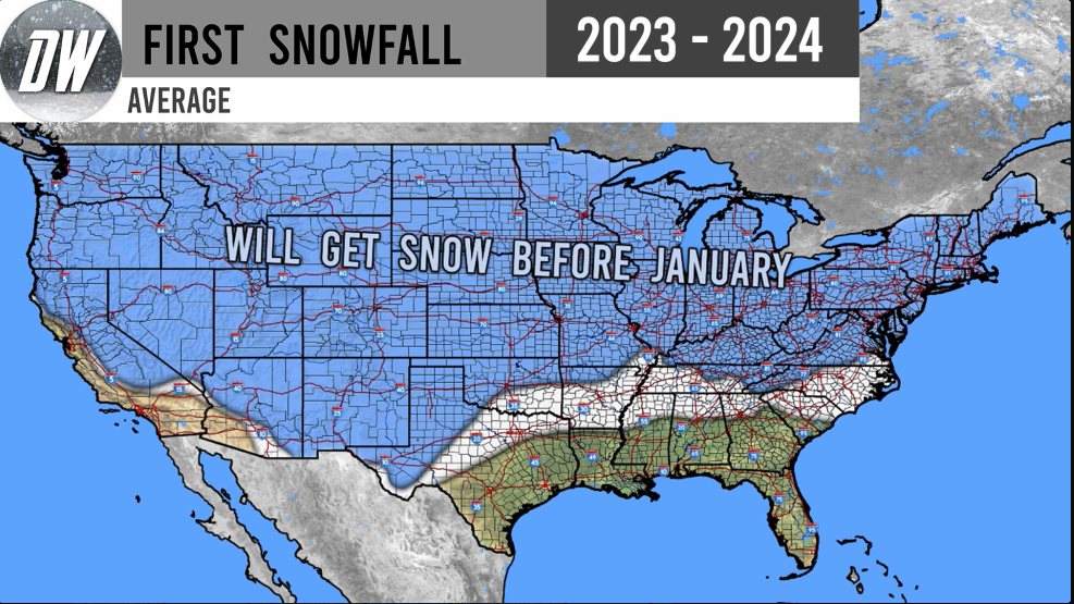 The Latest 2023-2024 Snowfall Outlook... With a Few Surprises!