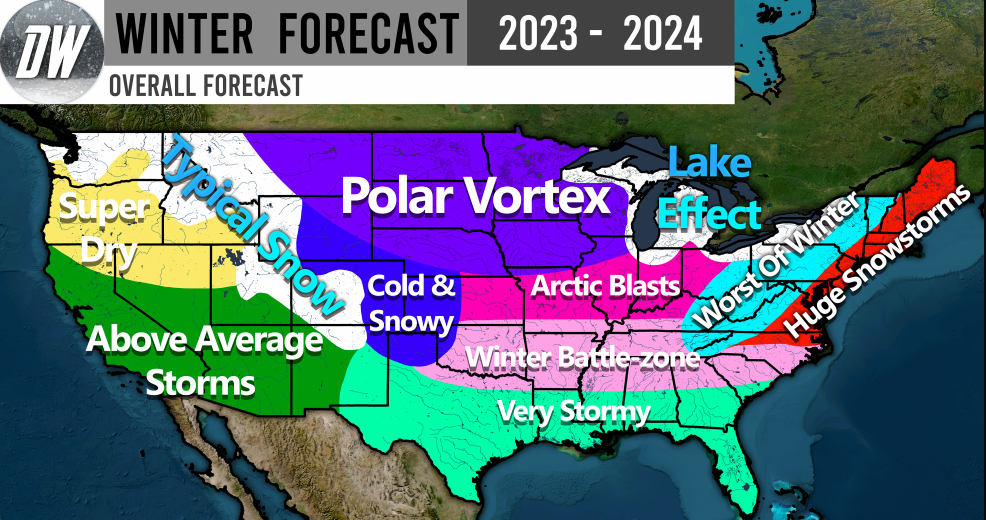 Winter Forecast 20232024 What to Expect Across the US This Season