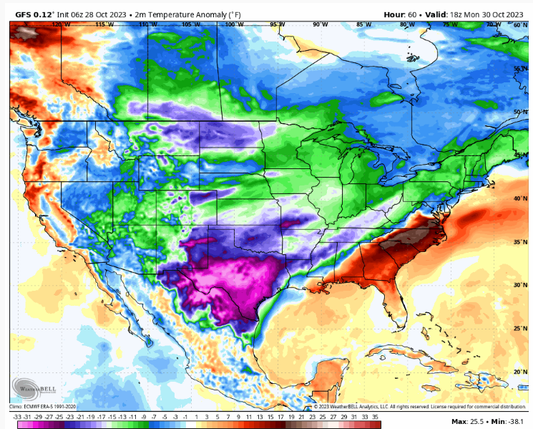 Winter Weather Returns to the U.S This Week....