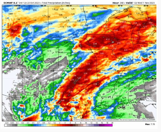 Late Season Rainfall and near Record Breaking Temperatures set the Stage for a Hectic Week Ahead!